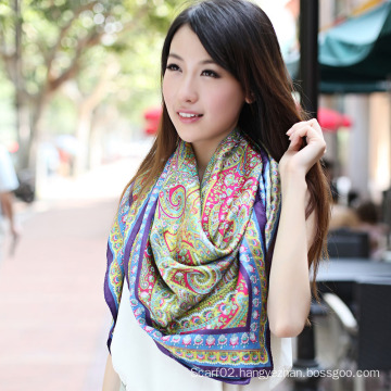 Digital Printed Silk Scarf (12-BR110303-24)